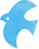 ”青い鳥のイラスト”